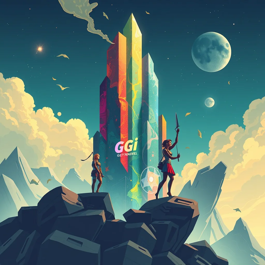 Artistic representation for GGI , co - founded by MixMarvel and Yeeha !