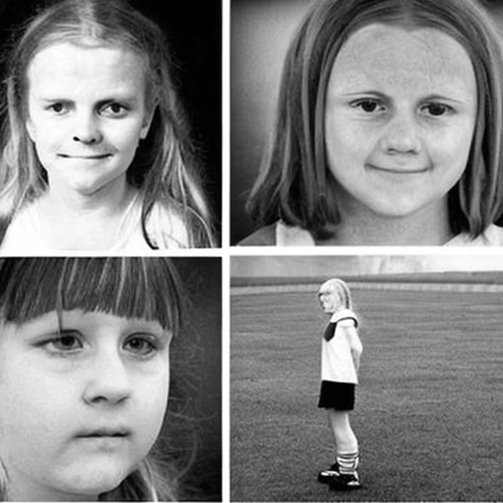 Artistic representation for Stoke - on - Trent schoolgirl , 8 , struck down with cancer usually only found in middle - aged men. ##