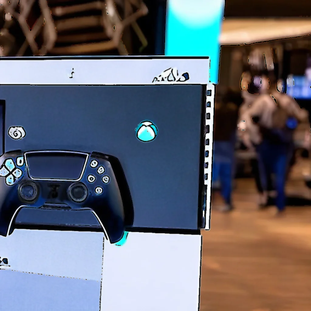 Artistic representation for The PS5 Pro eye - watering price point is actually Xbox fault , apparently . A lack of direct competitor .