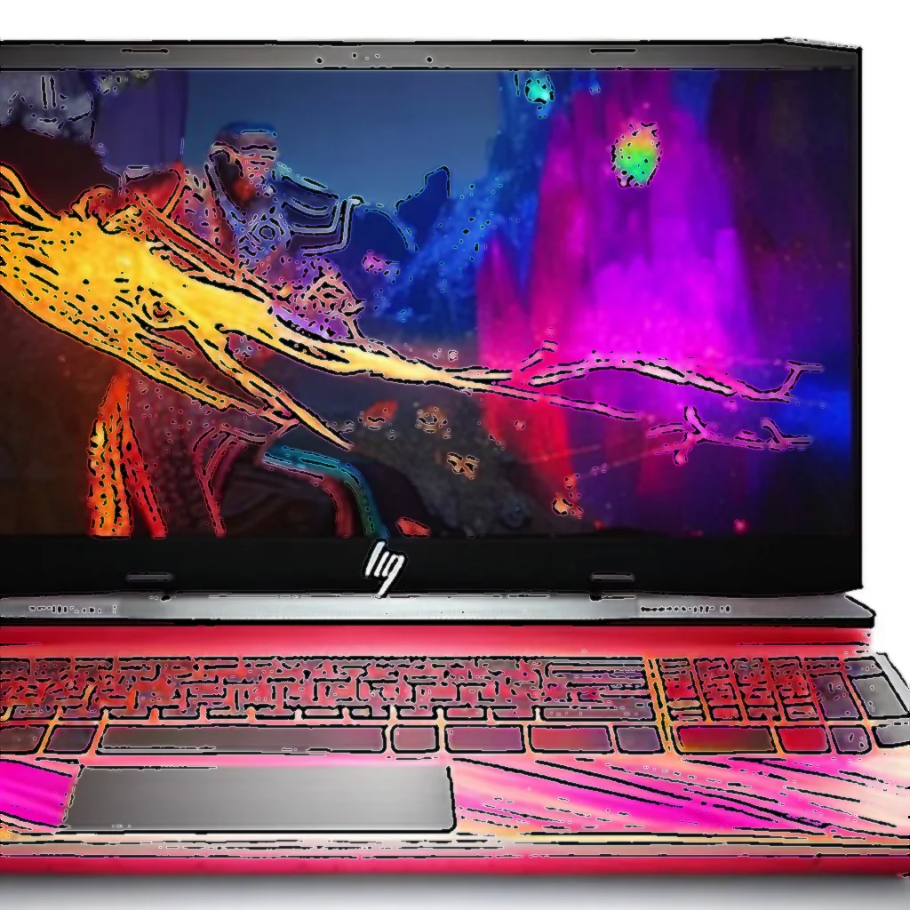 Artistic representation for We adore this HP gaming laptop with OLED , and now it $400 off!