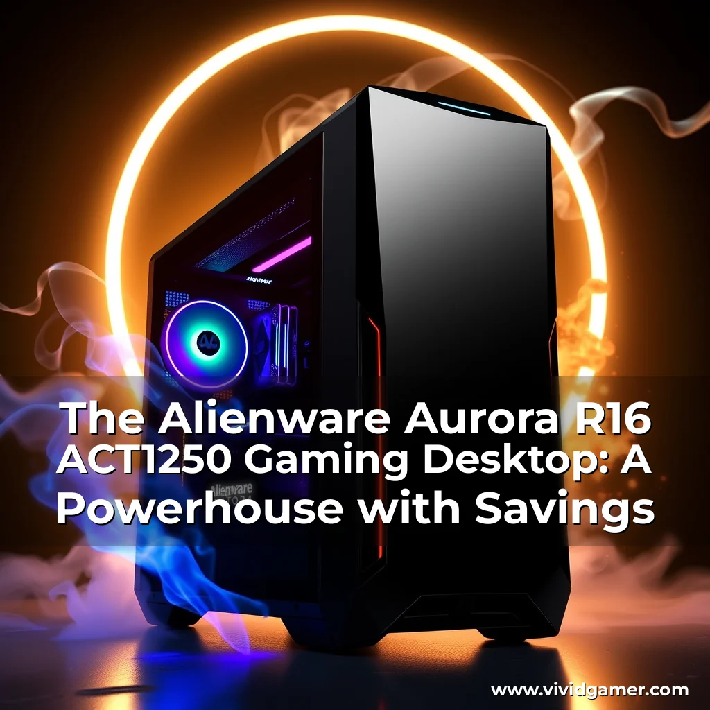Artistic representation for The Alienware Aurora R16 ACT1250 Gaming Desktop: A Powerhouse with Savings