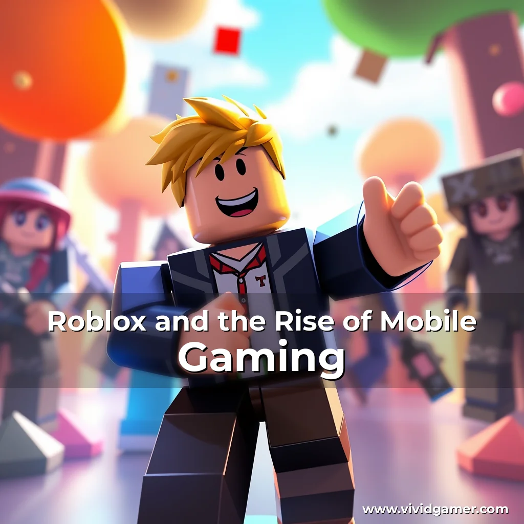 Artistic representation for Roblox and the Rise of Mobile Gaming