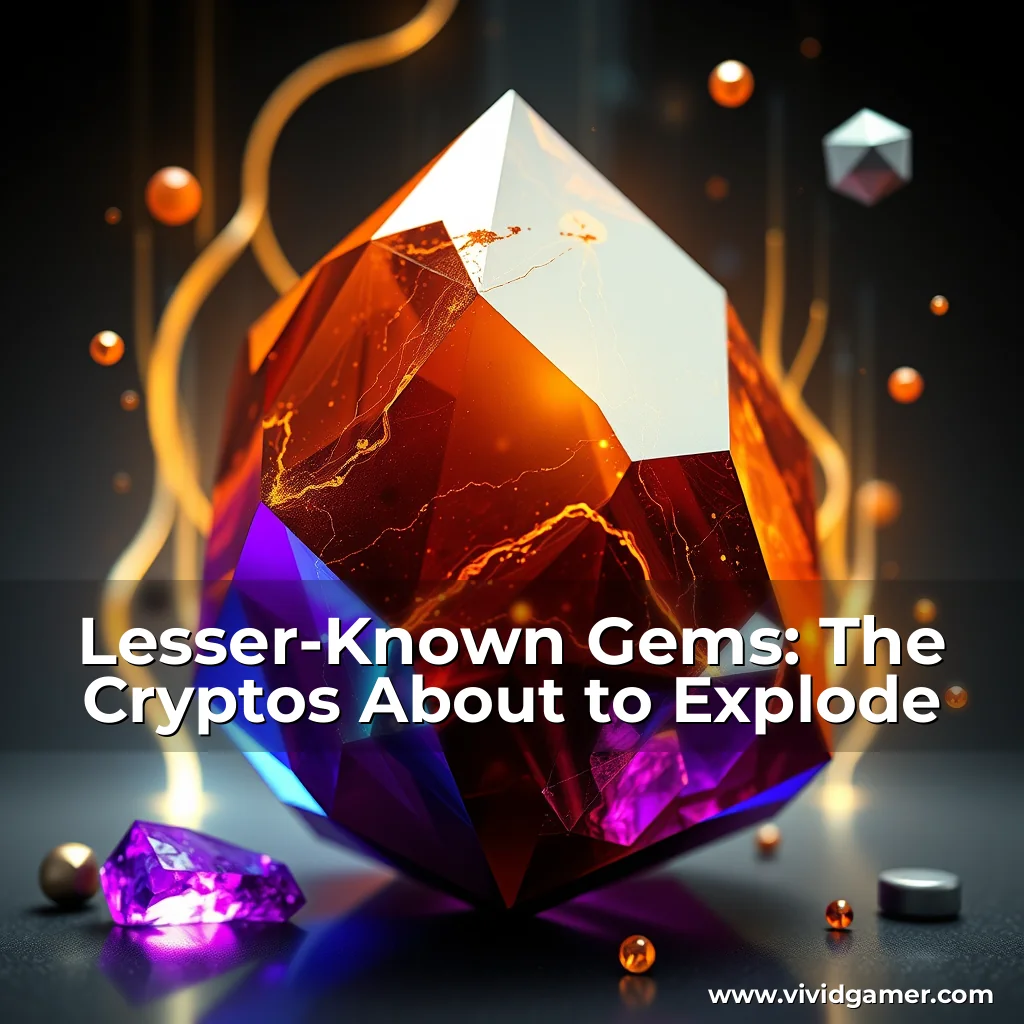 Artistic representation for Lesser-Known Gems: The Cryptos About to Explode