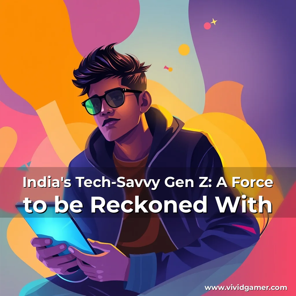 Artistic representation for India's Tech-Savvy Gen Z: A Force to be Reckoned With