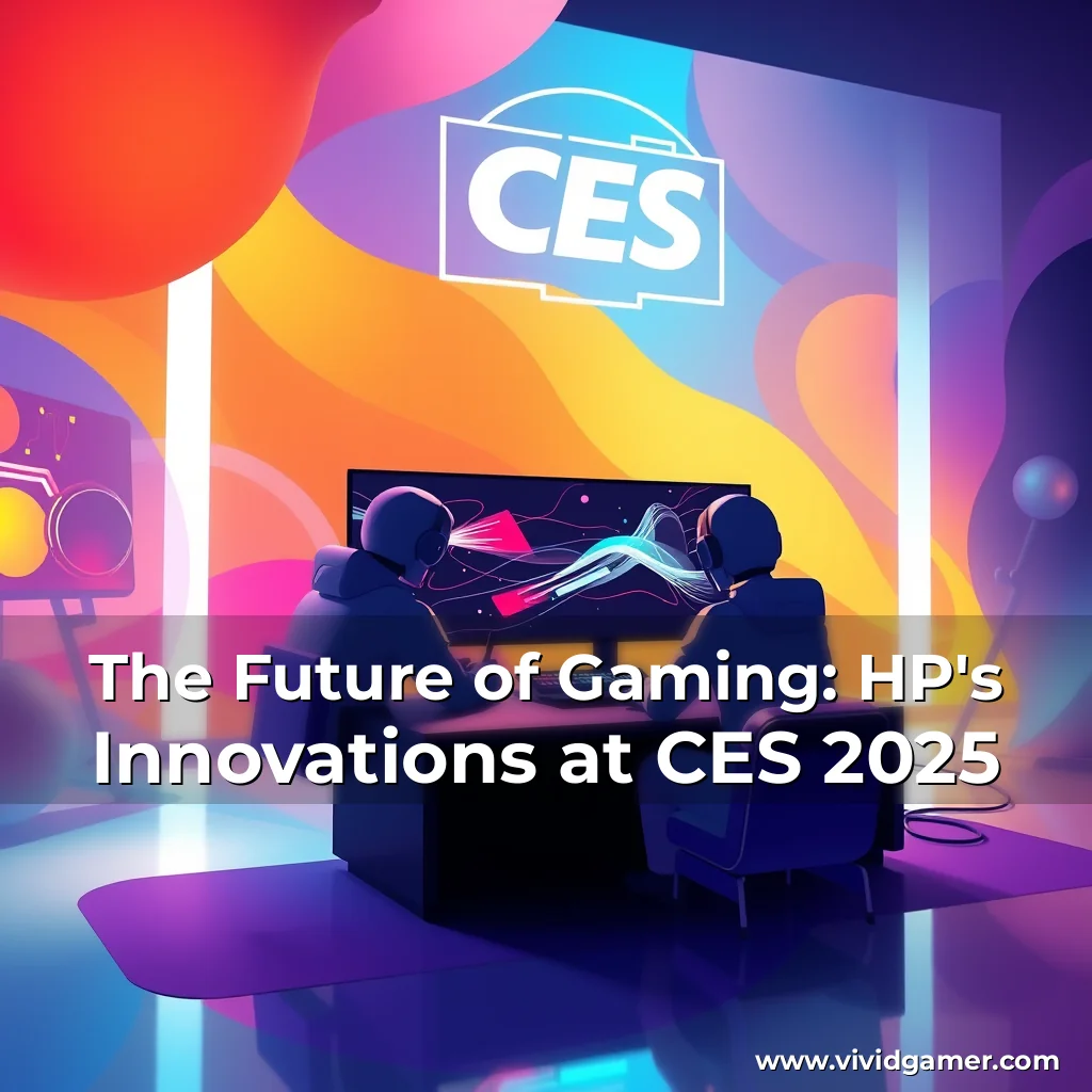 Artistic representation for The Future of Gaming: HP's Innovations at CES 2025