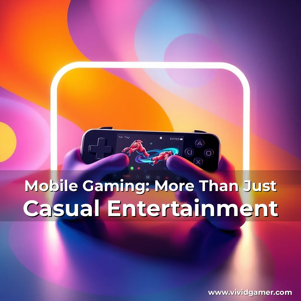 Artistic representation for Mobile Gaming: More Than Just Casual Entertainment