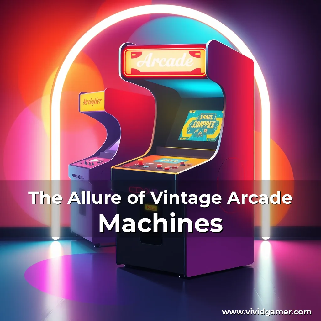 Artistic representation for The Allure of Vintage Arcade Machines