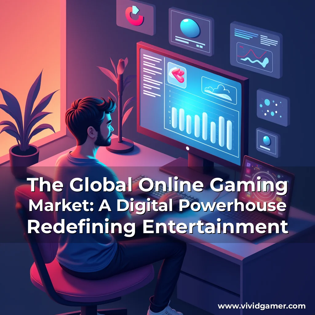 Artistic representation for The Global Online Gaming Market: A Digital Powerhouse Redefining Entertainment