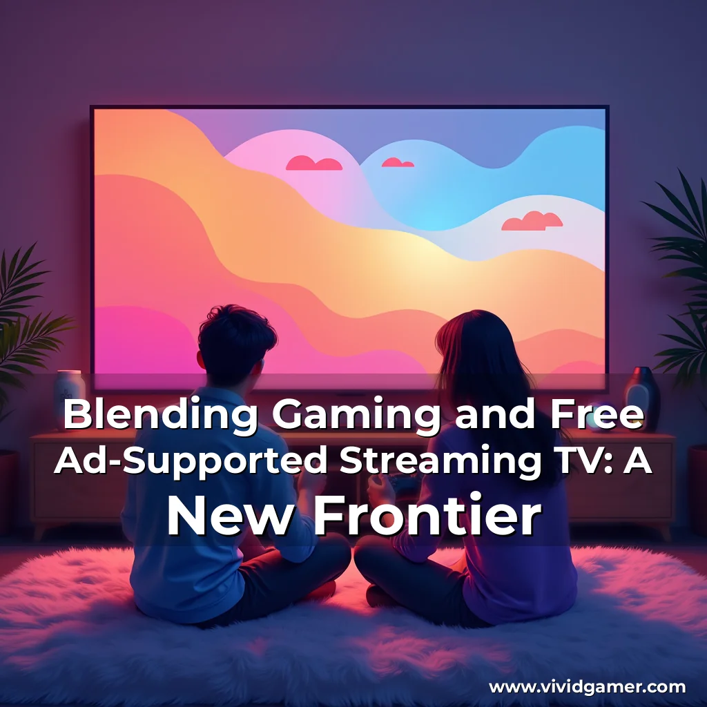 Artistic representation for Blending Gaming and Free Ad-Supported Streaming TV: A New Frontier