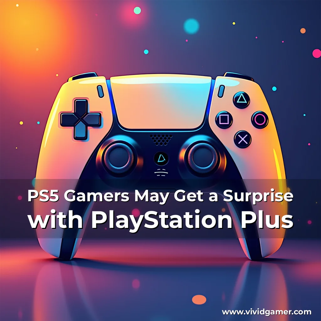 Artistic representation for PS5 Gamers May Get a Surprise with PlayStation Plus