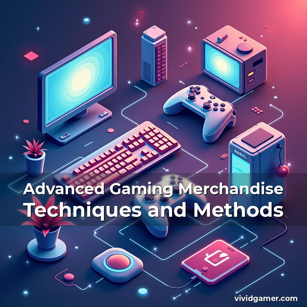 Artistic representation for Advanced Gaming Merchandise Techniques and Methods