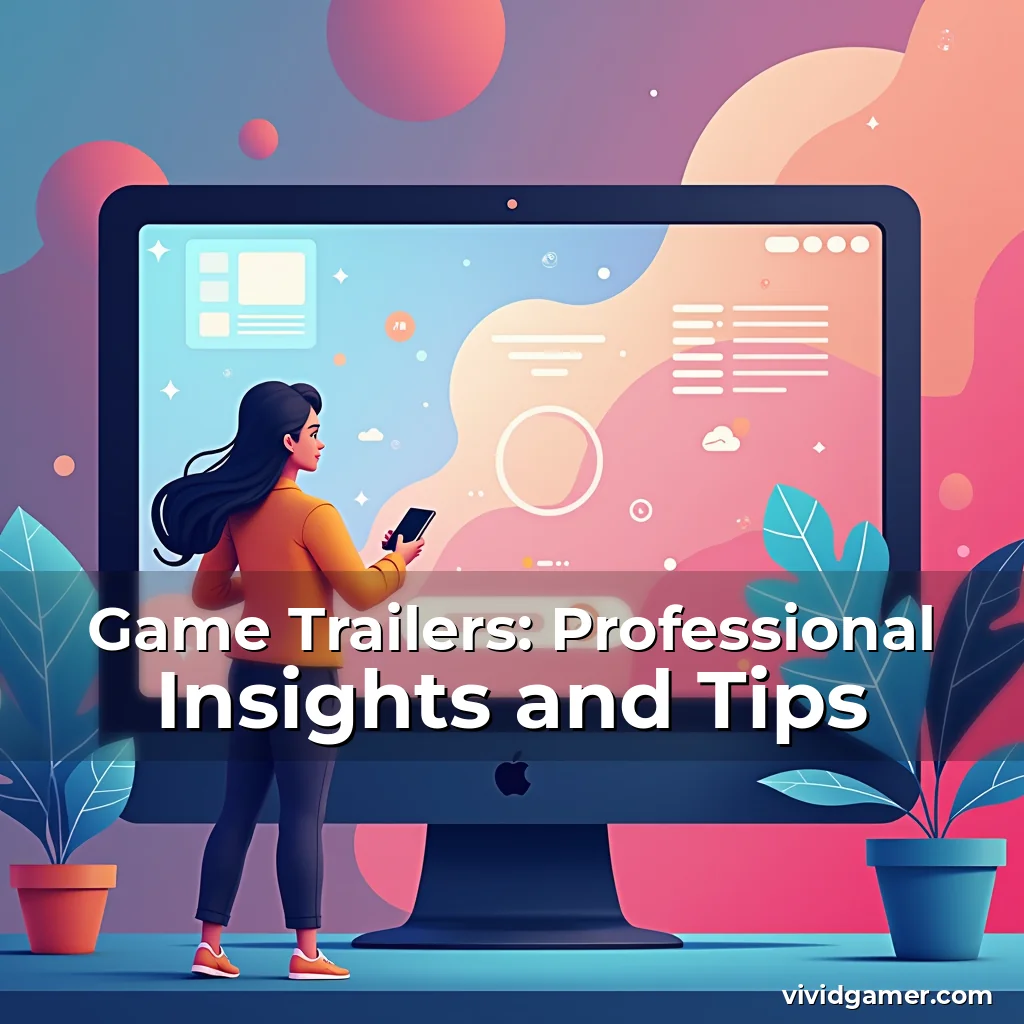 Artistic representation for Game Trailers: Professional Insights and Tips