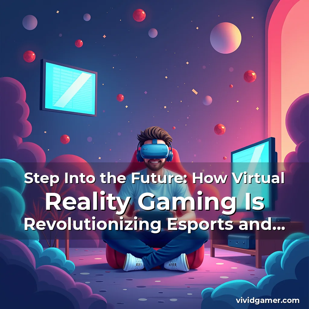 Artistic representation for Step Into the Future: How Virtual Reality Gaming Is Revolutionizing Esports and Immersive Play