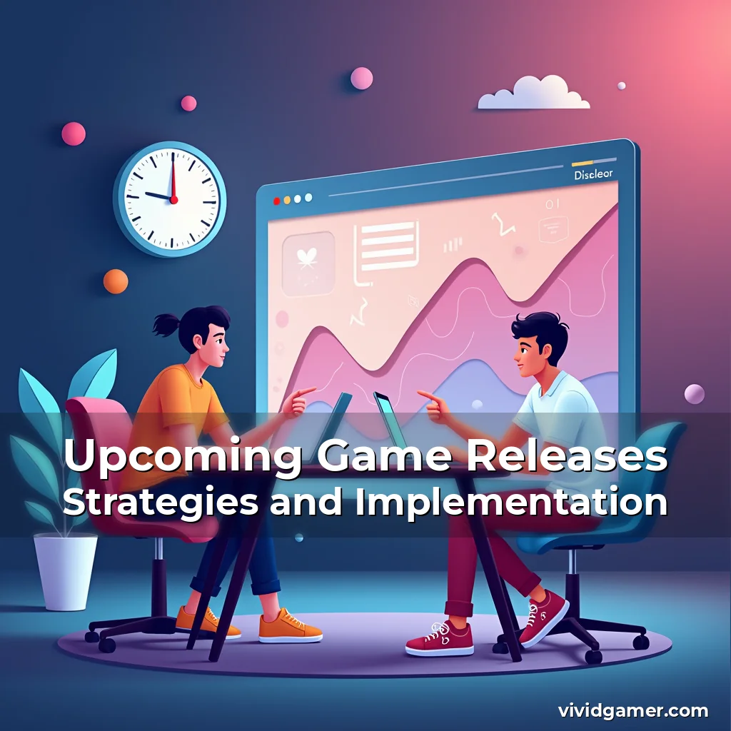 Artistic representation for Upcoming Game Releases Strategies and Implementation