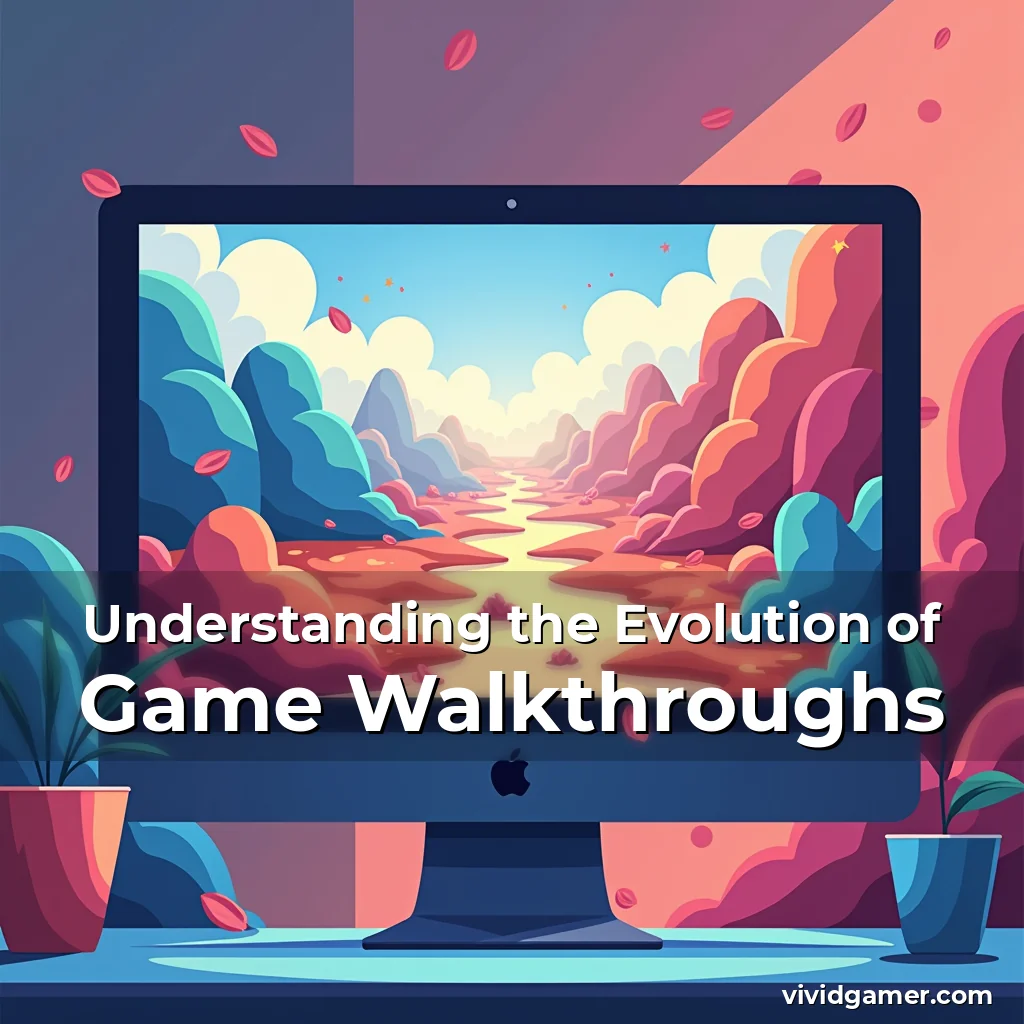 Artistic representation for Understanding the Evolution of Game Walkthroughs